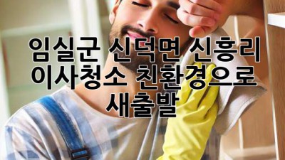 임실군 신덕면 신흥리 이사청소: 친환경으로 새출발!